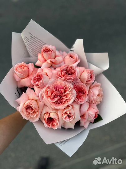 Французская роза в упаковке