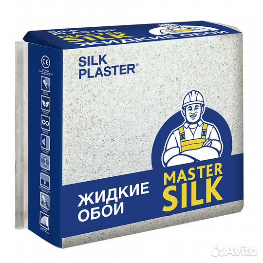 Жидкие обои Silk Plaster Мастер-Шелк MS-14 серые 0