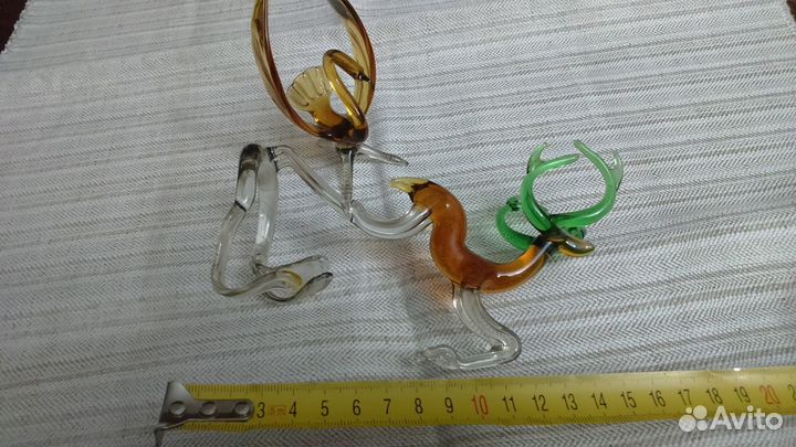 Стеклянные фигурки, Н10-16см