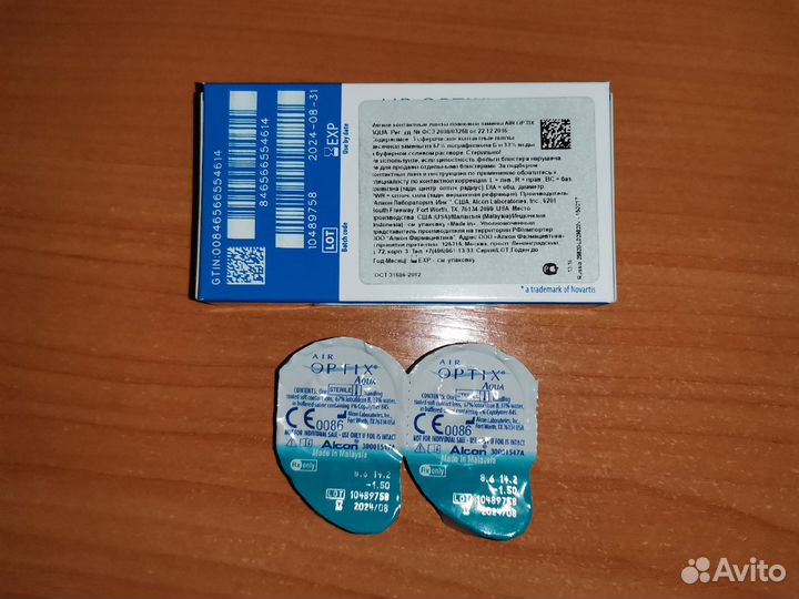 Контактные линзы Alcon 