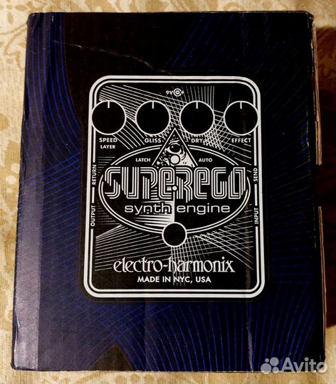 Гитарная педаль EHX Superego synth engine