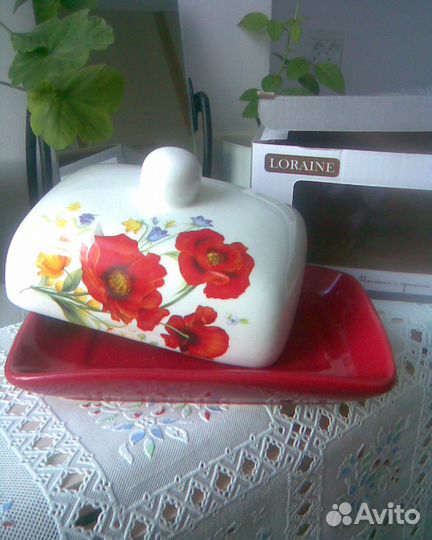 Керамическая масленка