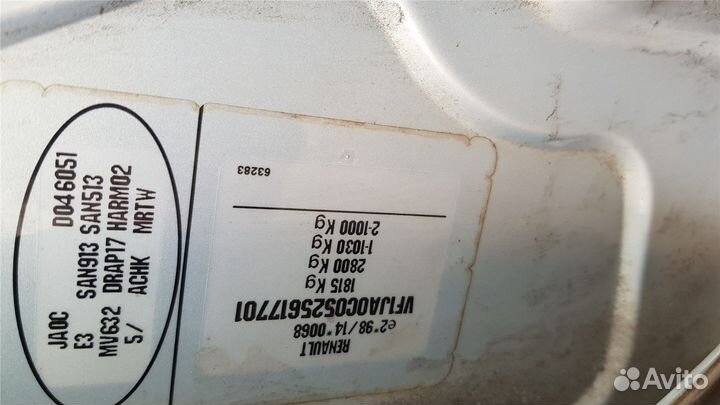 Разбор на запчасти Renault Scenic