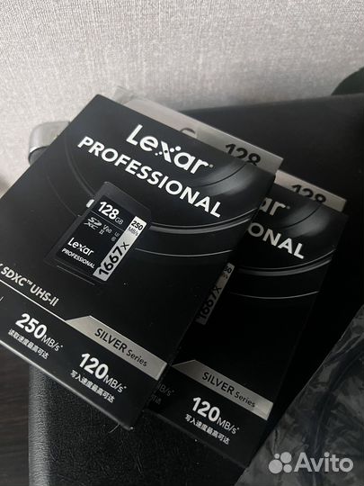 Lexar 128GB карта памяти sd xc v60