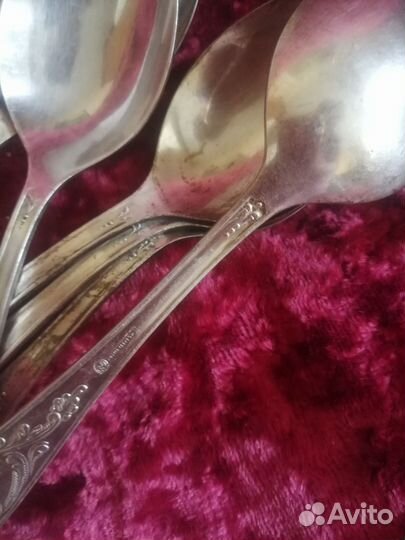 Ложки,половники мельхиоровые СССР.ножи нерж
