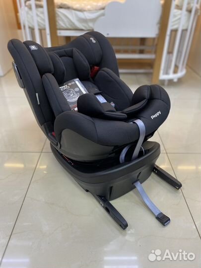 Автокресло Peppy Zero (0-36кг) Isofix черное