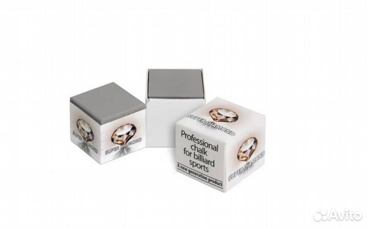 Мел для бильярда Super Diamond Grey
