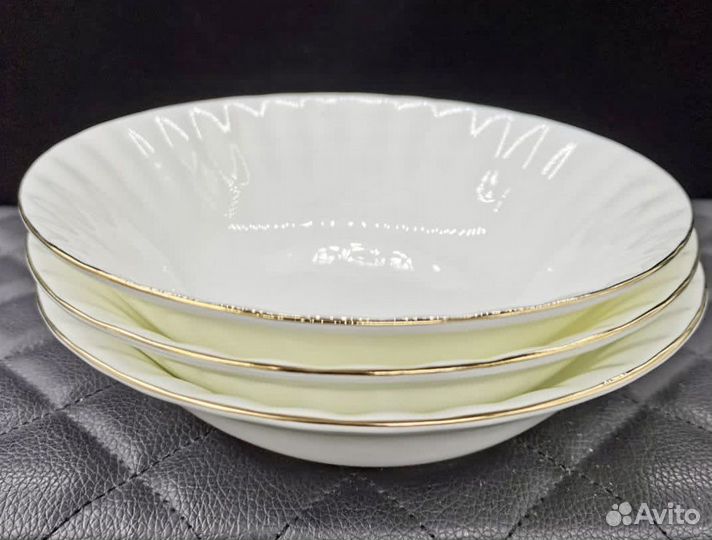 Набор 3-х салатников 16 см фарфор