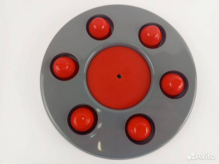 Колпаки газель серые с красными колпачками