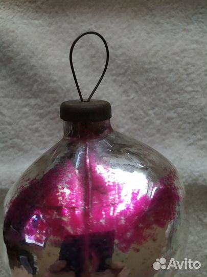 Елочные игрушка СССР. Ракушка. 13см