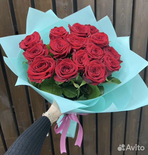 Букет роз 15 шт бонусная система для авито