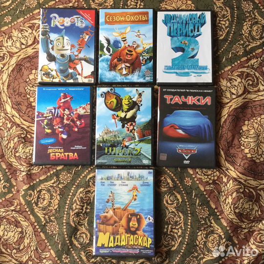 Мультфильмы на DVD диске