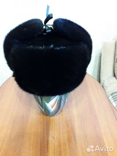 Норковая шапка мужская новая