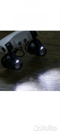 Очки лупа с подсветкой