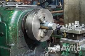 Токарные работы по металу, шлифовка валов