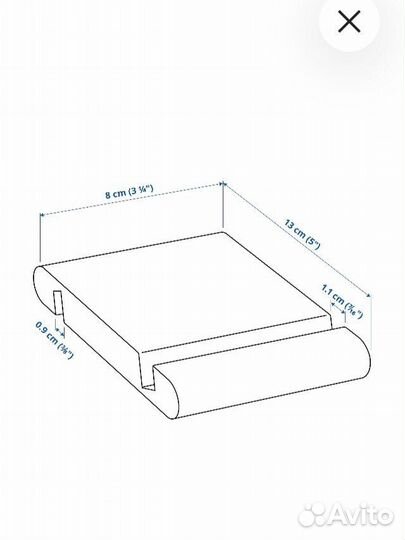 Бергенес IKEA икеа подставка для телефона