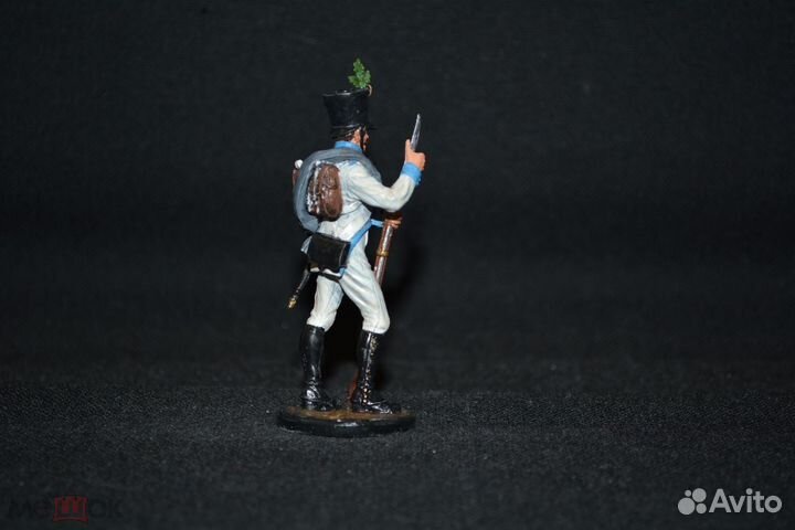 Оловянный солдатик 54 мм. Фузилер 4 немецкого пехо