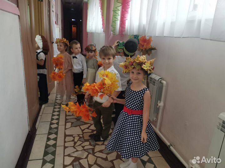 Осенний венок на голову