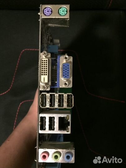 Материнская плата p7h55-m lx + процессор i5-650