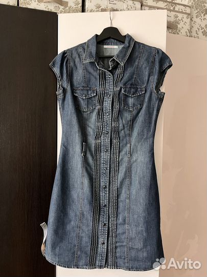 Джинсовое платье