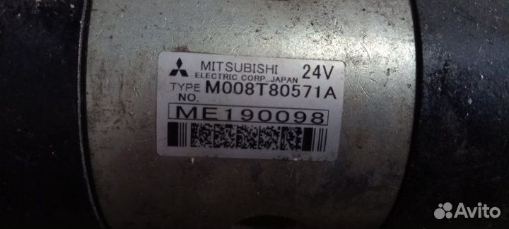 Стартер Mitsubishi Pajero V26 4M40T