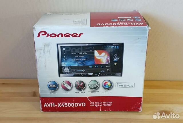 Автомагнитола dvd pioneer avh-x4500 объявление продам
