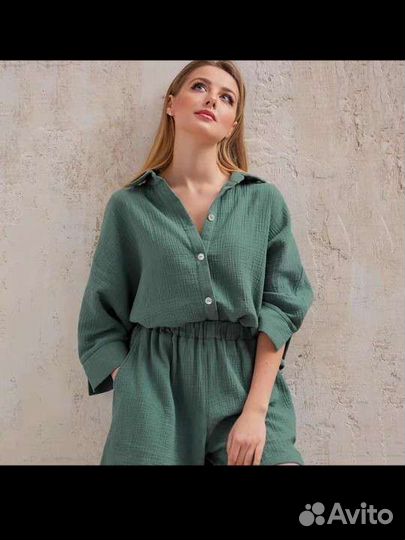 Женский комплект из муслина