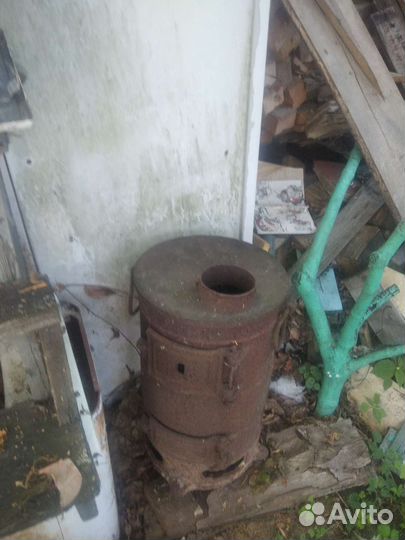Печь буржуйка чугунная