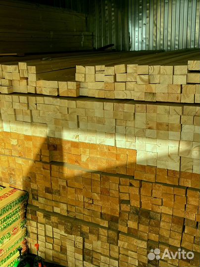 Доска обрезная 25х100х6000мм 1 сорт ГОСТ