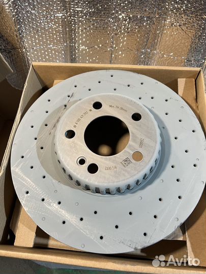 Диск тормозной передний w205 А0004212112 оригинал