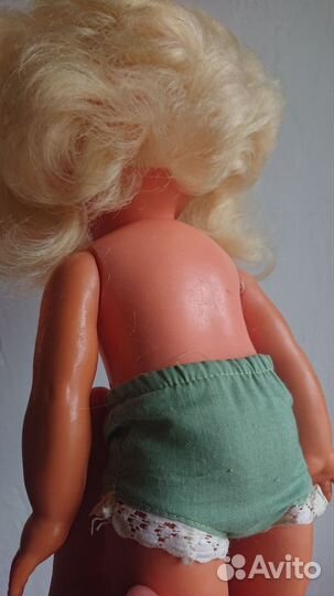 Кукла пупс гдр винтаж 50е 60е редкая 32см