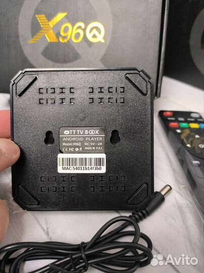 Smart tv приставка прошитая X96Q WiFi 4K