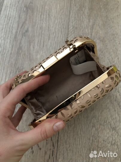 Сумка клатч бежевый