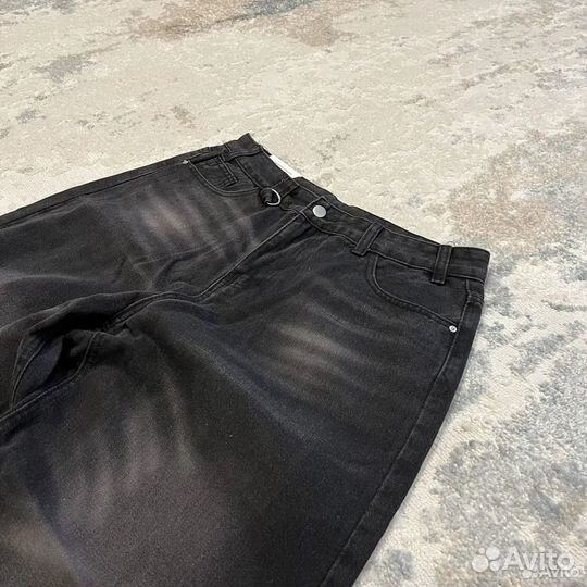 Джинсы черные широкие jaded london type