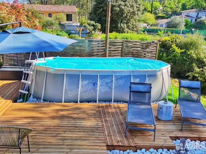 Каркасный Бассейн Овальный