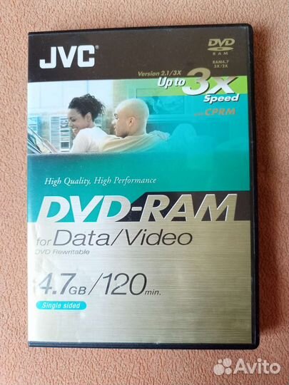 DVD-RAM диски перезаписываемые