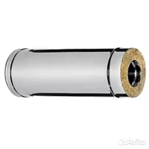 Сэндвич труба ф 135*200 L 0,5м Феррум 0.5мм нерж