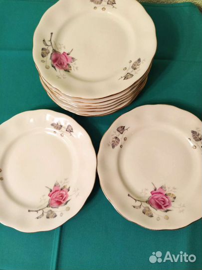 Тарелки новые Фарфор Польша винтаж СССР