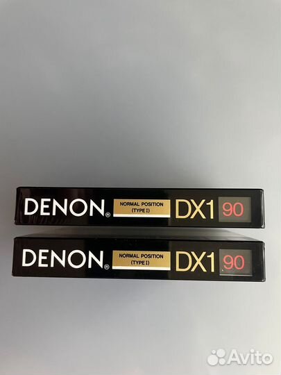 Аудиокассеты Denon DX1 90 новые 2 шт