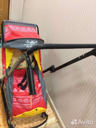 Коляска санки скользяшки