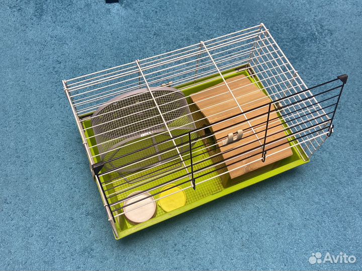 Клетка для грызунов + корм