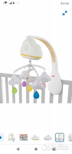 Новый мобиль-музыкальный ночник Fisher price