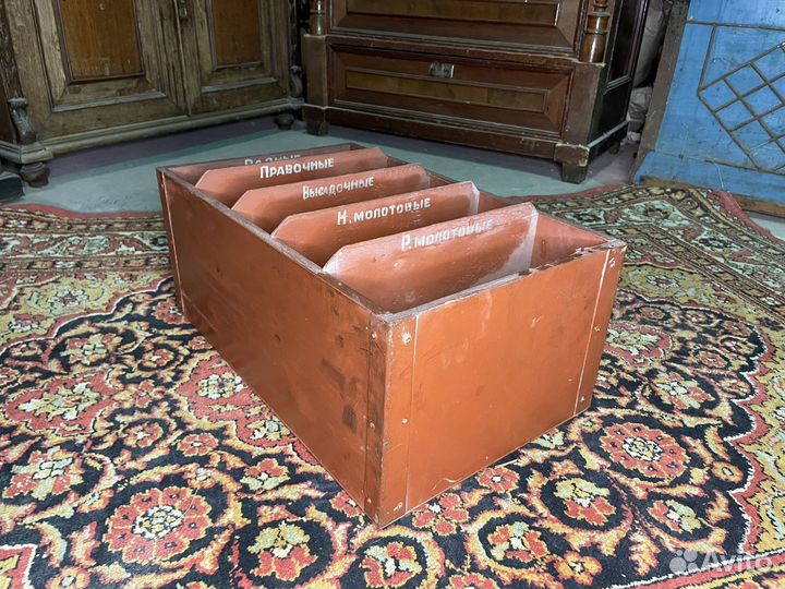 Настольный ящик с ячейками СССР