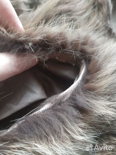 Шуба из меха лисы