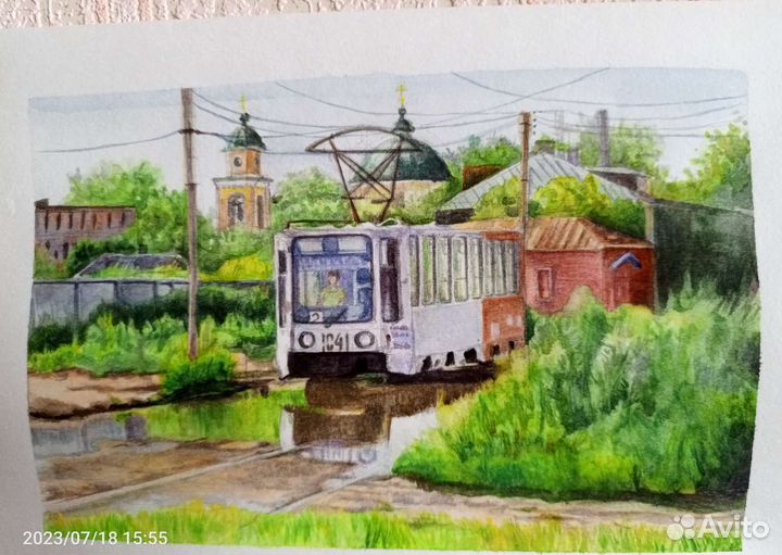 Картина акварельная 