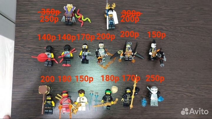 Lego Ninjago минифигурки / Лего Ниндзяго (Б/у)