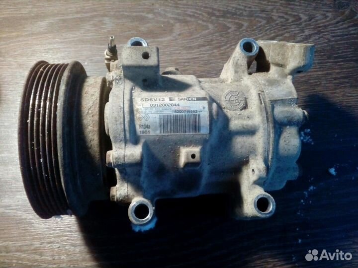 Компрессор кондиционера Renault/Рено 1.4/1.6/1.9 л
