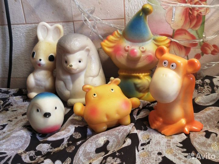 Резиновые игрушке СССР