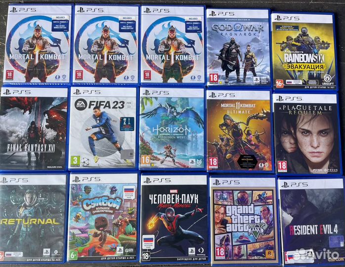 Игры для PS5 и PS4