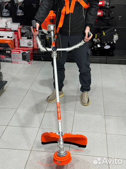 Бензиновый триммер 555 patriot газонокосилка